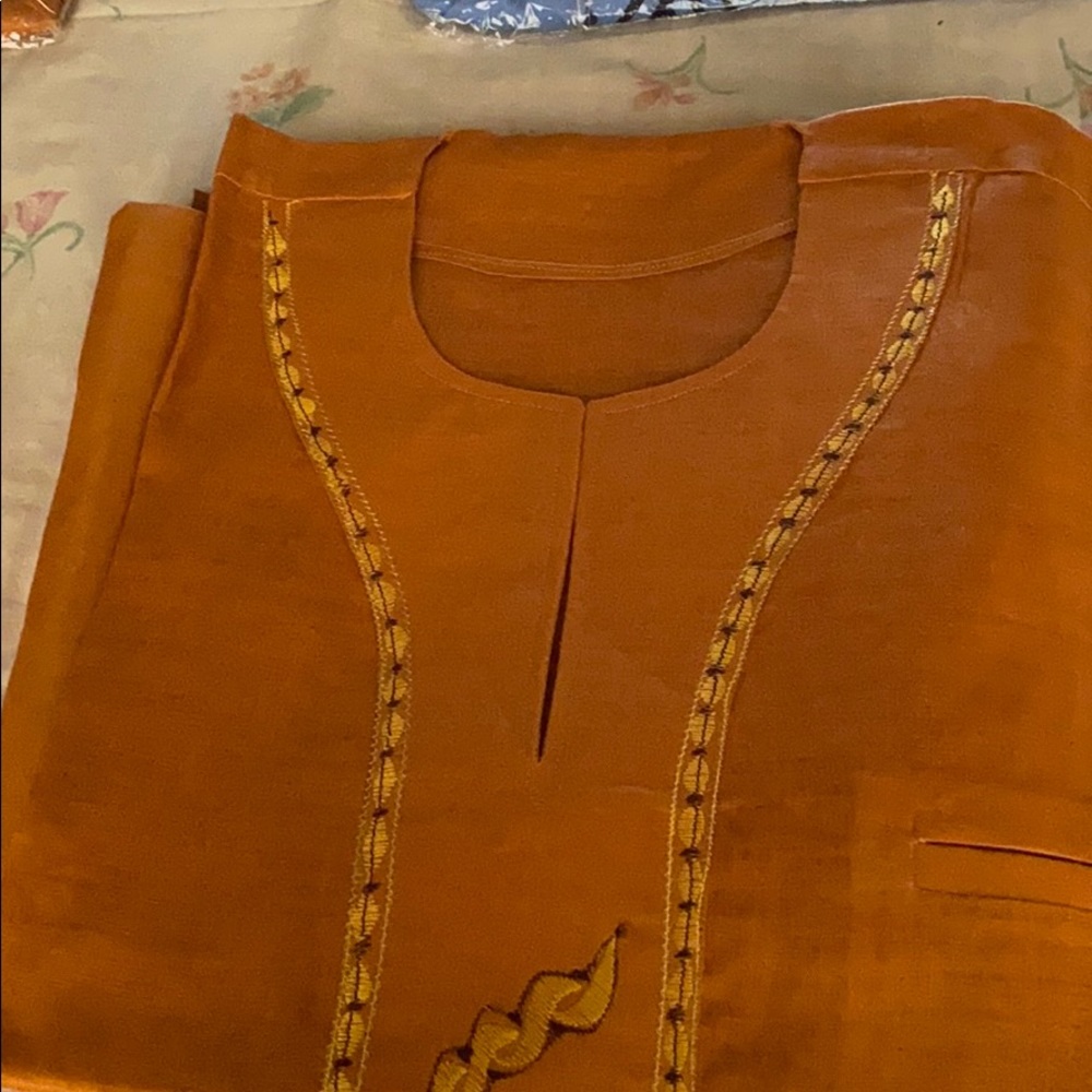 My Dad’s African shirt. Never worn.